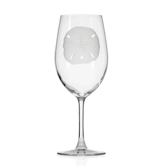 Sand Dollar Etched Glassware