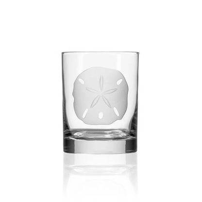 Sand Dollar Etched Glassware
