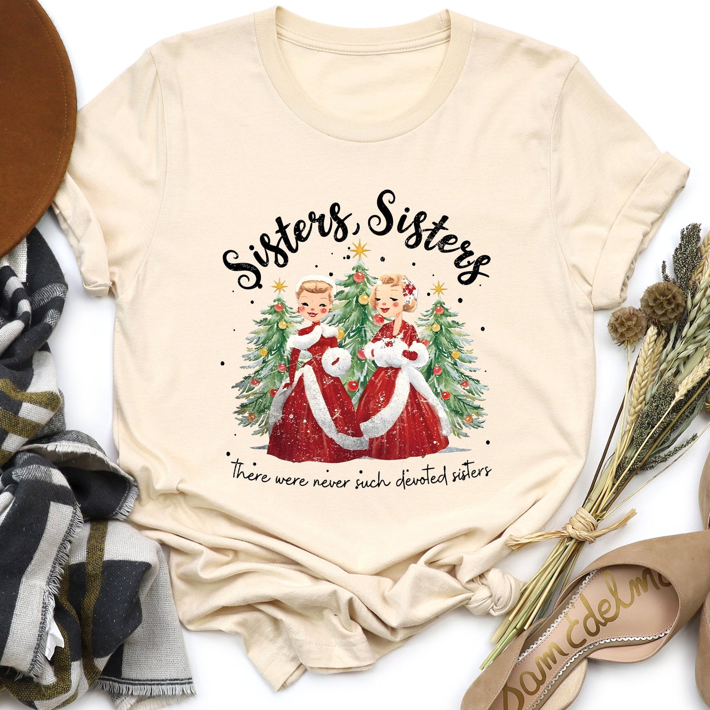 Sisters, White Christmas, Movie, Super Soft Tshirt, Classic, Musical