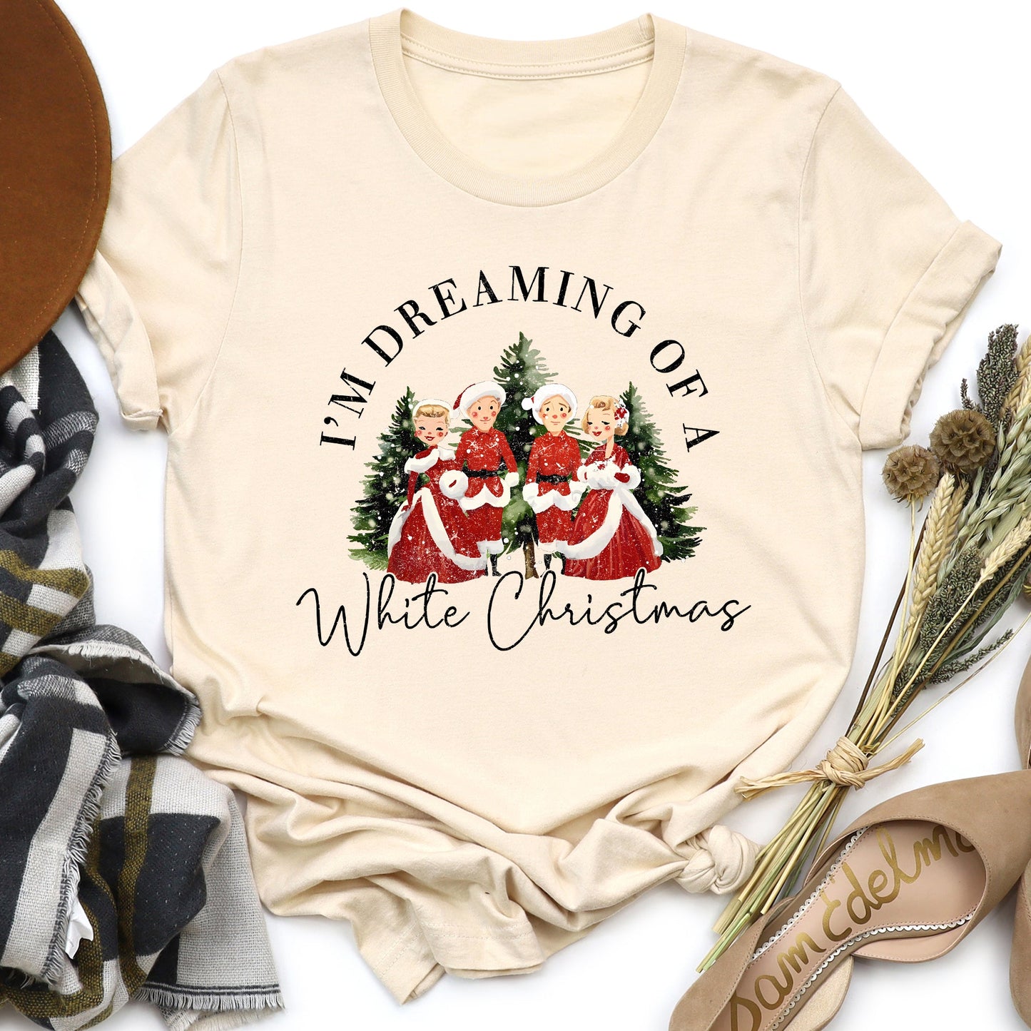 I'm Dreaming Of A White Christmas Movie, Super Soft Tshirt, Classic, Musical