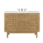 Laurent 48" Single Vanity Cabinet, Light Natural Oak