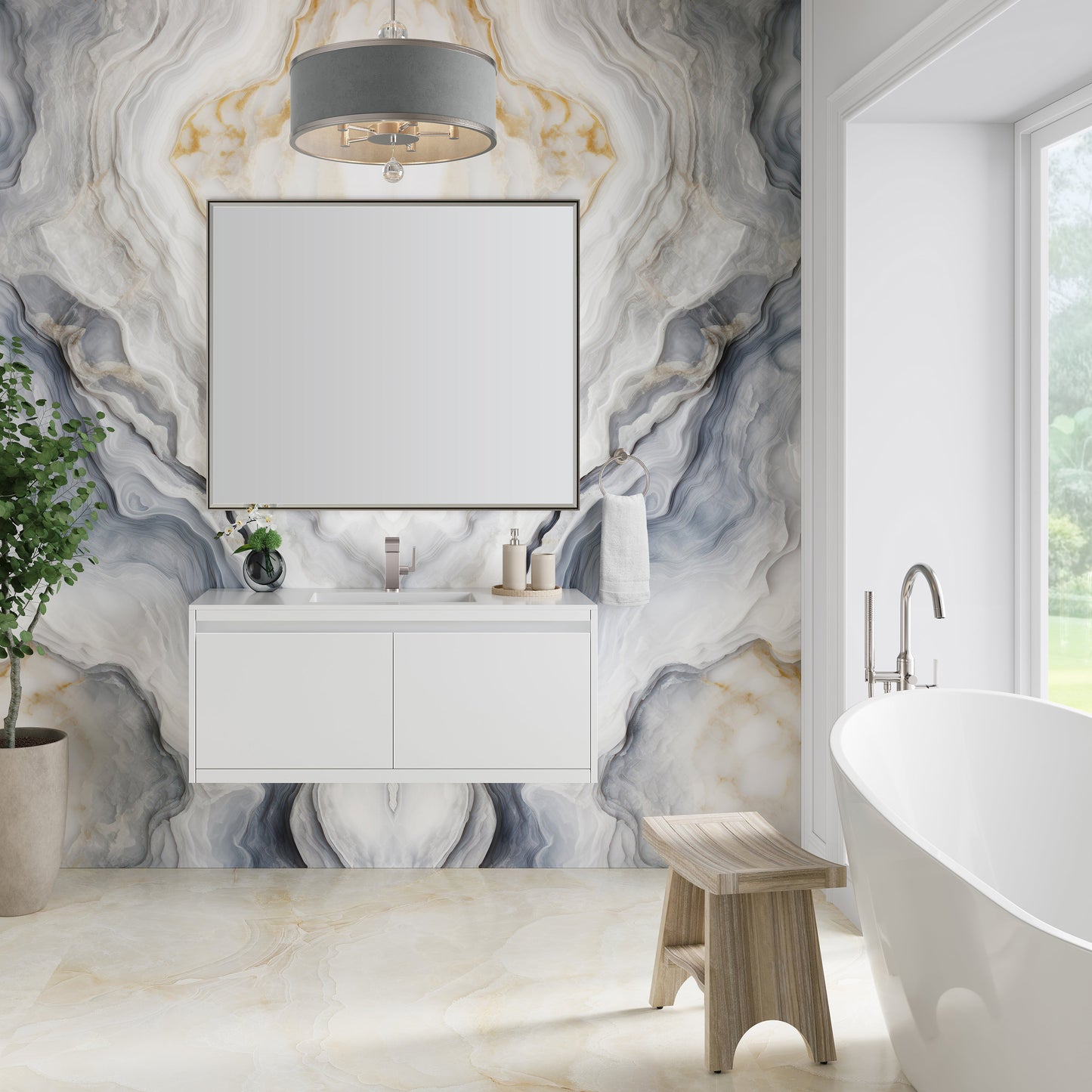 Mantova 47.3" Single Vanity Cabinet