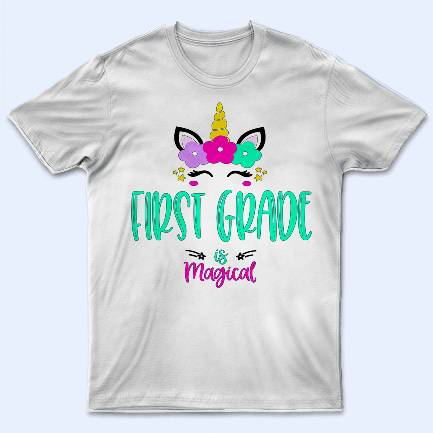 School Is Magical - Personalized Custom T Shirt - Birthday, Loving, Funny Gift for Teacher, Kindergarten, Preschool, Pre K, Paraprofessional