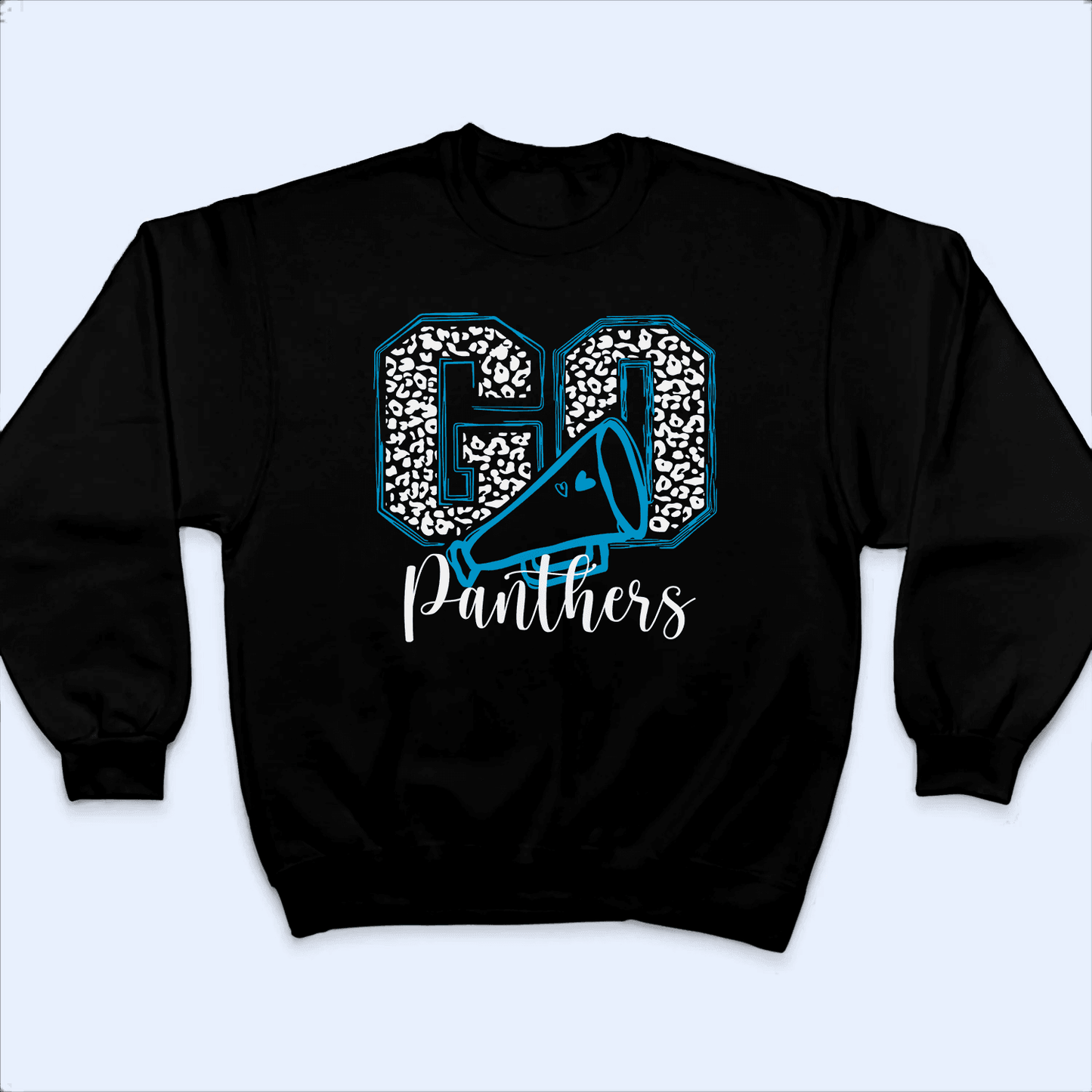 School Mascot Leopard Print - Sports/School Spirits Personalized Custom T Shirt - Birthday, Loving, Funny Gift for Teacher, Kindergarten, Preschool, Pre K, Paraprofessional
