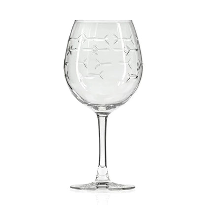 School of Fish Etched Glassware