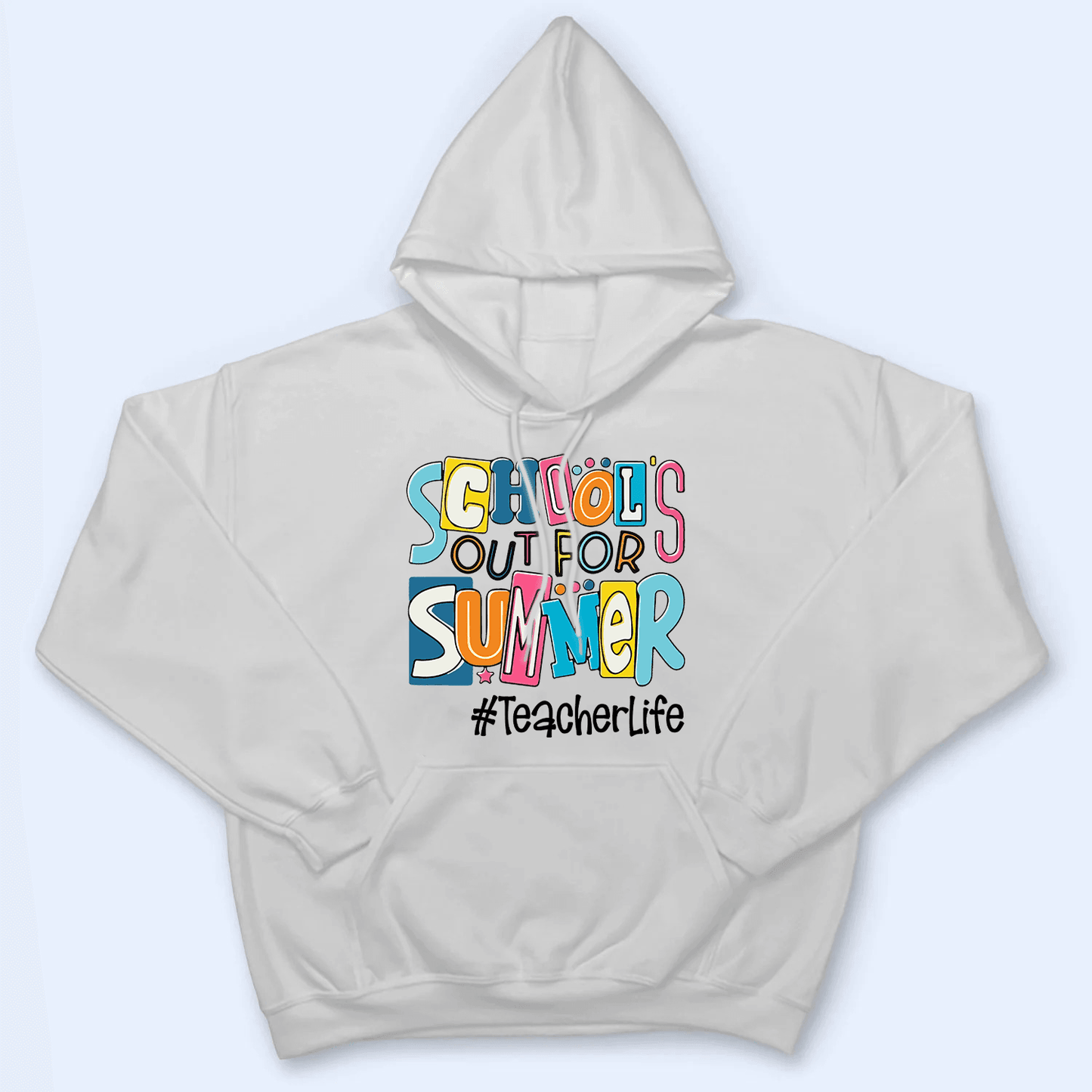 School Out For Summer- Personalized Custom T Shirt - Birthday, Loving, Funny Gift for Teacher, Kindergarten, Preschool, Pre K, Paraprofessional