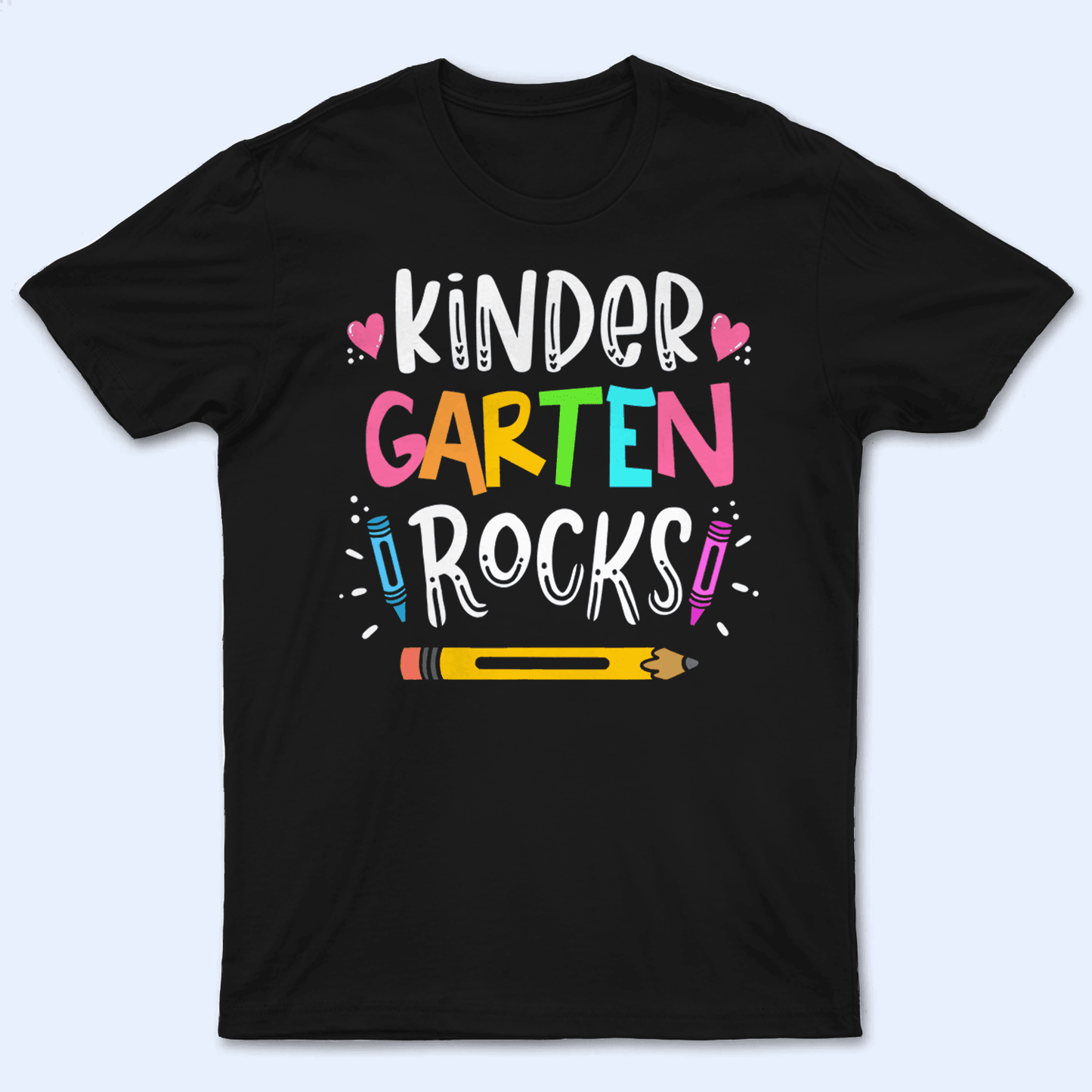 School Rocks! - Cute Personalized Custom T Shirt - Birthday, Loving, Funny Gift for Teacher, Kindergarten, Preschool, Pre K, Paraprofessional