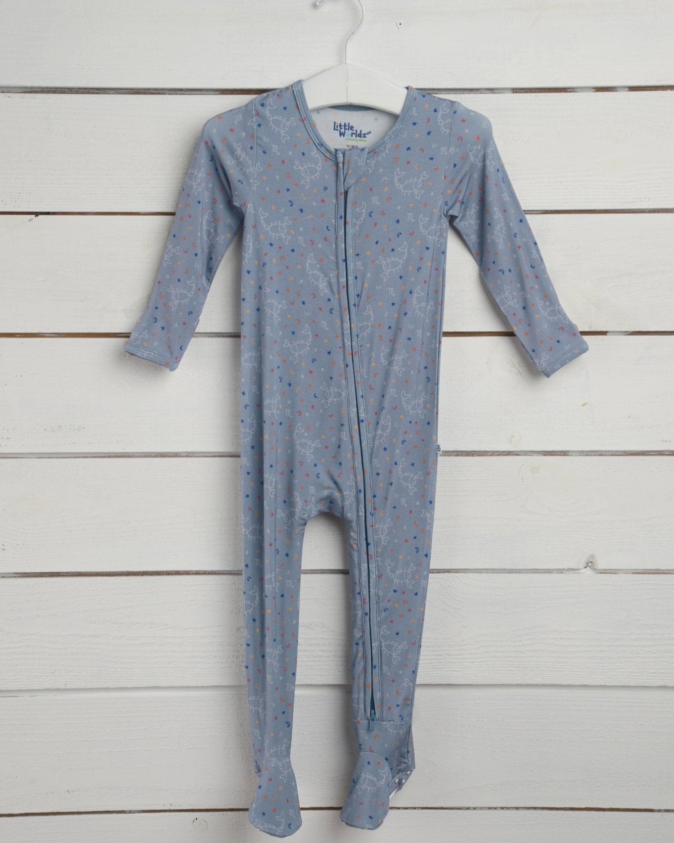 Scorpio Bamboo Zipper Footie