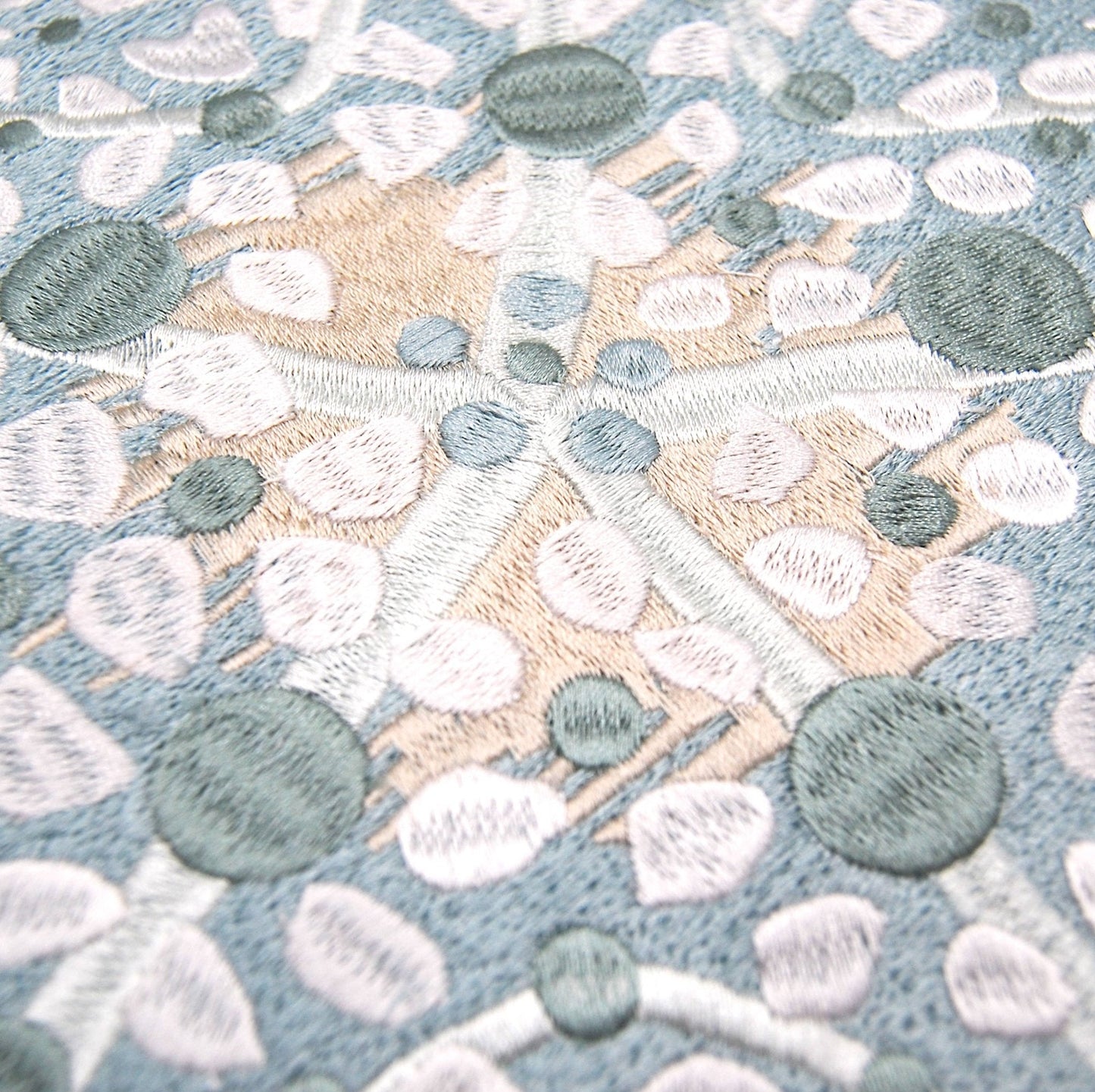 Sea Glass Embroidered Starfish Indoor/Outdoor Pillow