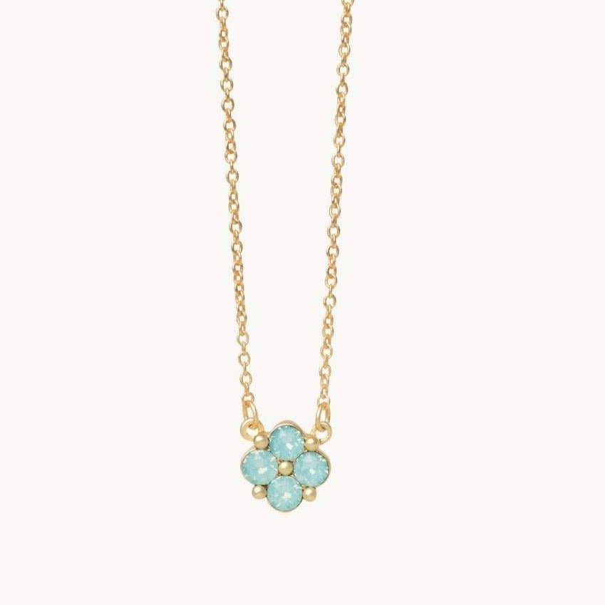 Sea La Vie Necklace 18" Blessed/Sea Foam Clover