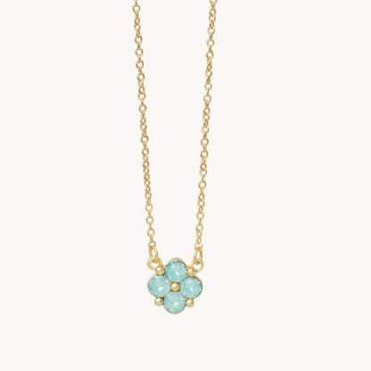 Sea La Vie Necklace 18" Blessed/Sea Foam Clover