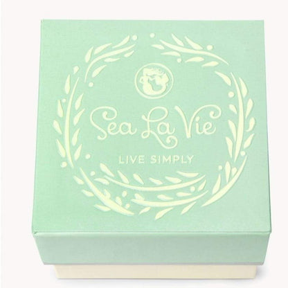 Sea La Vie Stud Earrings – Blessed/Sea Foam Clover