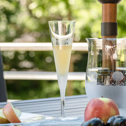 Sea Shore Champagne Flutes