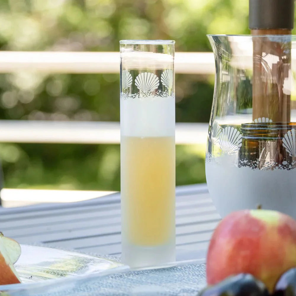 Sea Shore Etched Glassware