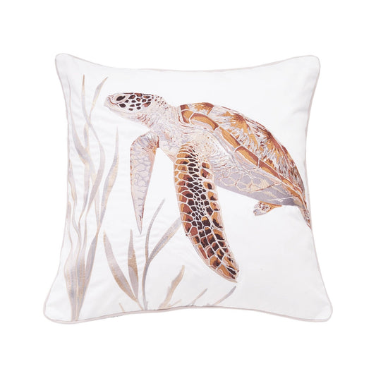 Sea Turtle Indoor/Outdoor Throw Pillow