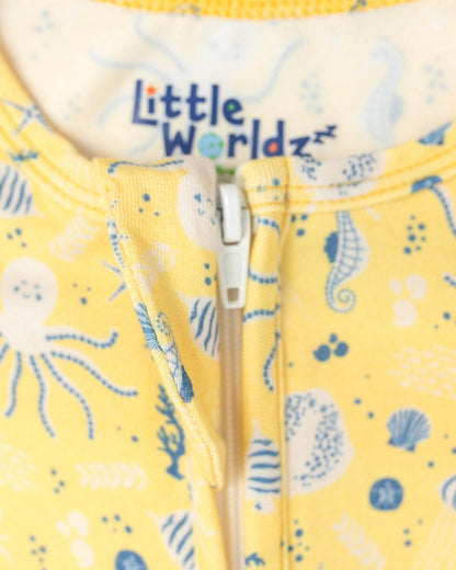 Sea Creatures Bamboo Onesie