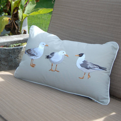 Seagull Indoor/Outdoor Throw Pillow