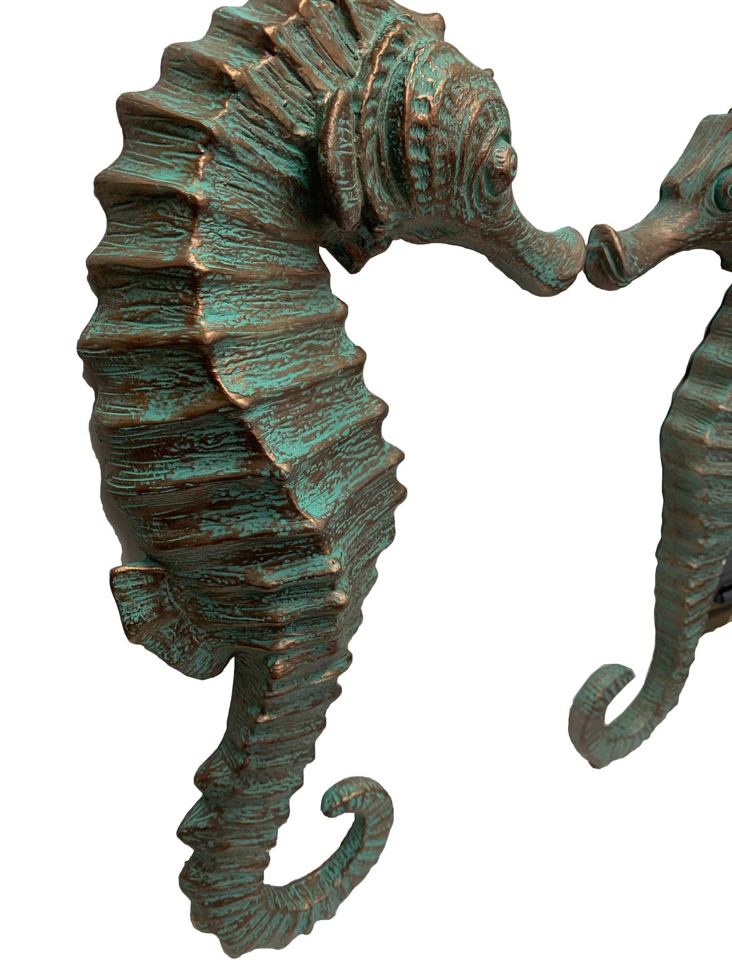Seahorse Wall Decor Verde Bronze Home Office Patio Set of 2
