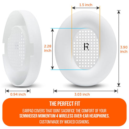 Sennheiser Momentum 4 Earpad Sweat Covers - WC SweatZ Momentum 4