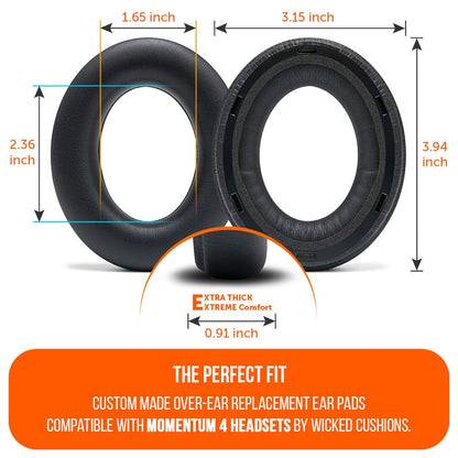 Sennheiser Momentum 4 Earpads - WC PadZ Momentum 4