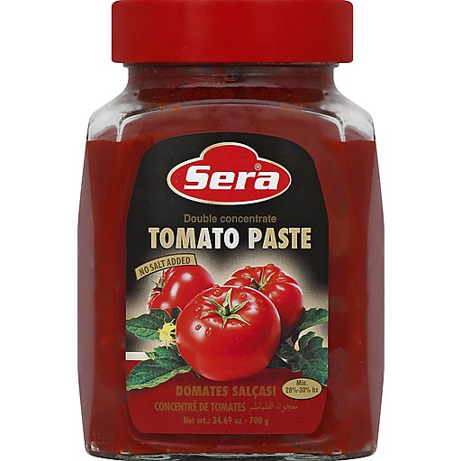 Sera Natural Tomato Paste - 100% Pure Tomatoes, No Artificial Additives, Perfect for Soups & Stews