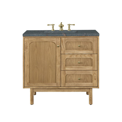 Laurent 36" Single Vanity Cabinet, Light Natural Oak