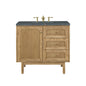 Laurent 36" Single Vanity Cabinet, Light Natural Oak
