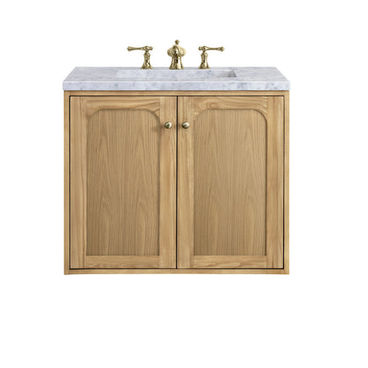 Laurent 30" Single Vanity Cabinet, Light Natural Oak