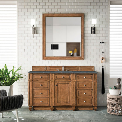 Bristol 60" Single Vanity Cabinet, Bright White