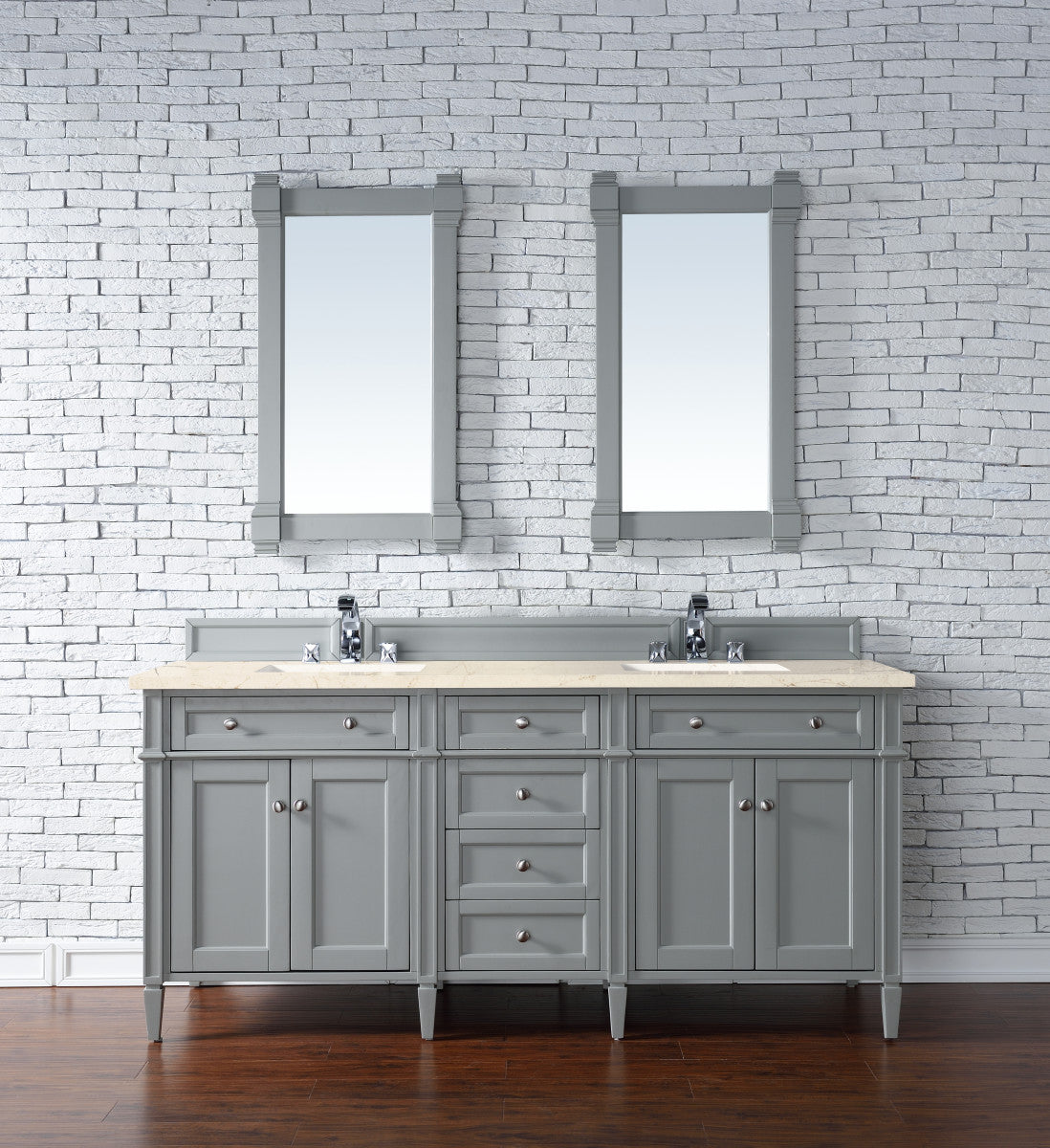 Brittany 72" Double Vanity Cabinet