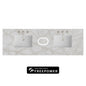 72" Double Top, 3 CM Silestone w/ Sink