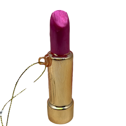 Pink Lipstick Ornament