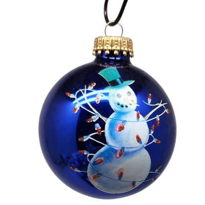 Krebs Value Glass Ball 4 pack - Frosty Friend