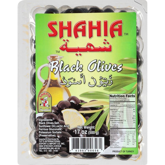 Shahia Black Olives 482g