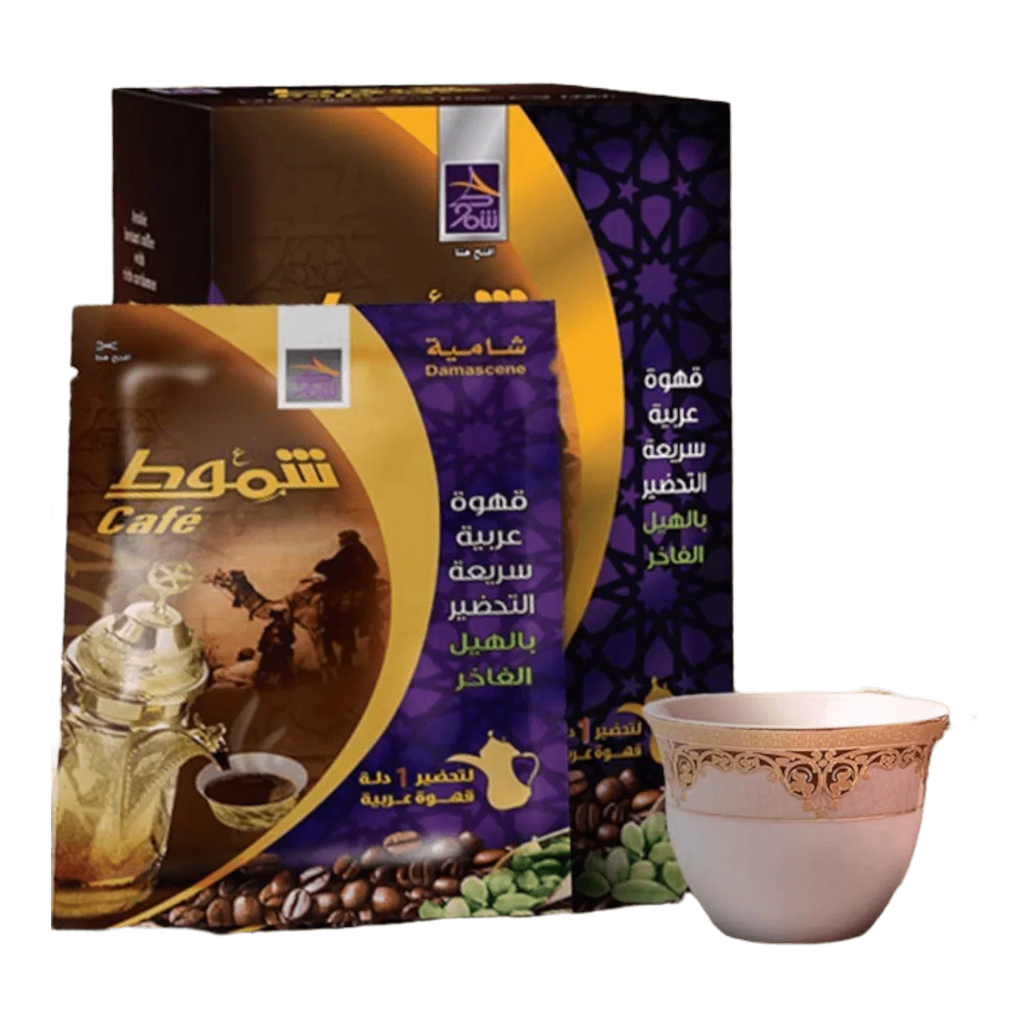 SHAMOUT INSTANT GROUND DAMASCENE COFFEE 1.06OZ (avg. lb) per/lb