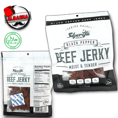 Sharifa beef jerky six flavors - halal (80g)