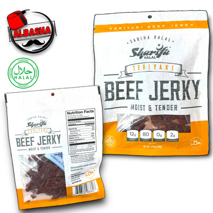 Sharifa beef jerky six flavors - halal (80g)