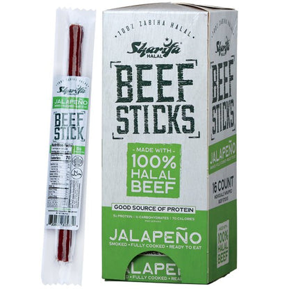 Sharifa Beef Sticks Jalapeno 1.10 Oz