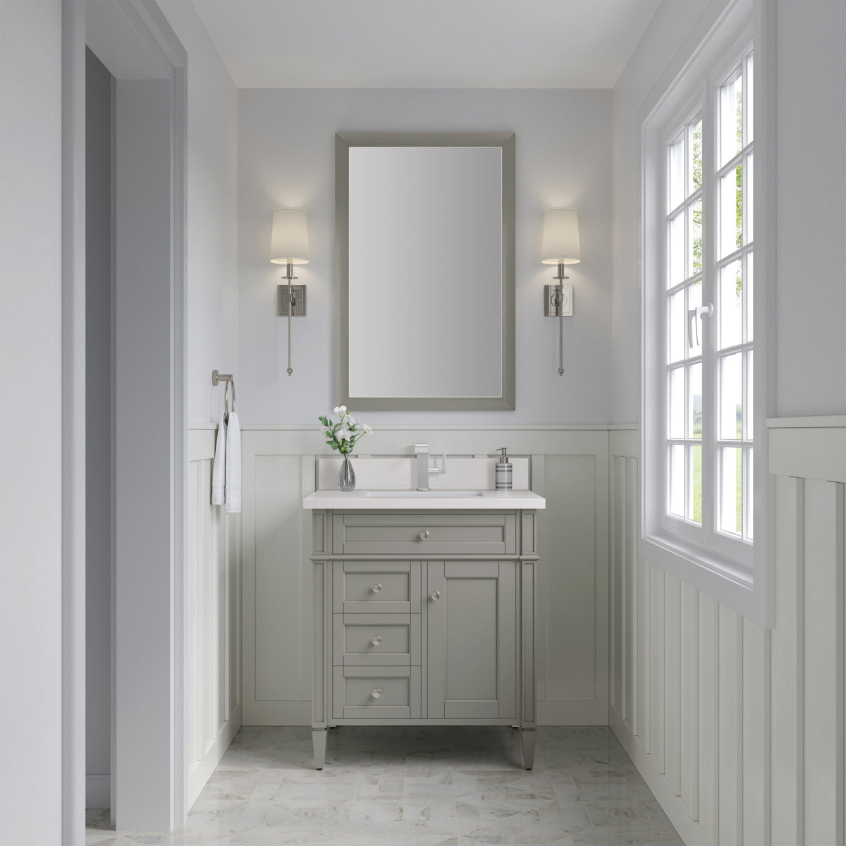 Brittany 30" Single Vanity Cabinet