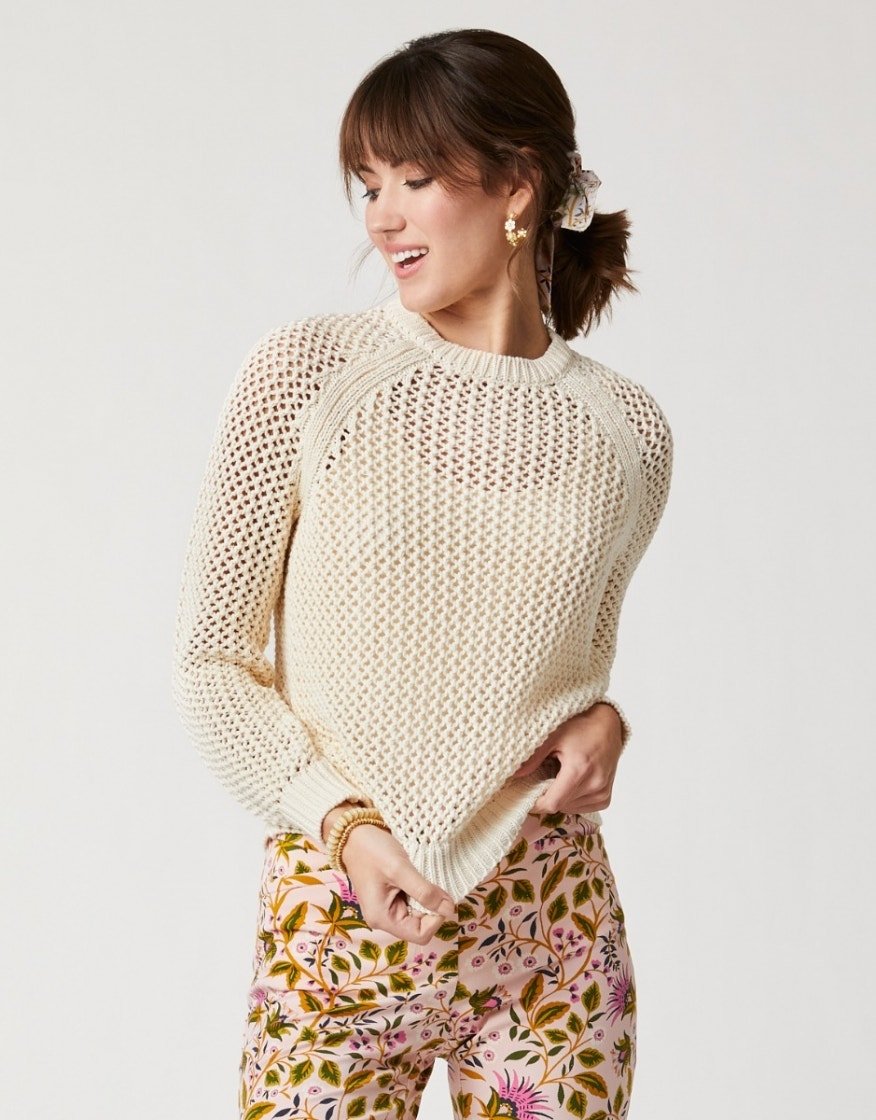 Shelby Crewneck Sweater - Buttercream