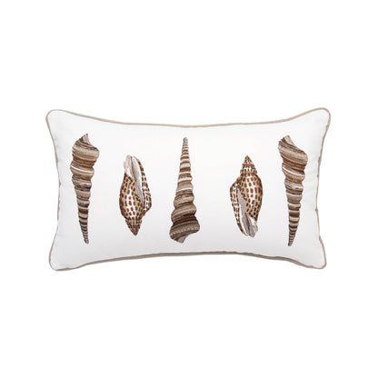 Shell Neutrals Indoor/Outdoor Lumbar Pillow