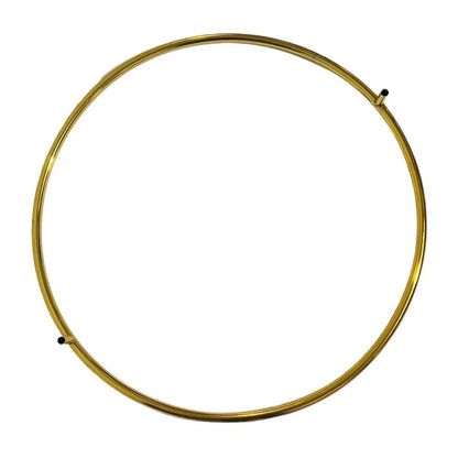 Shiny Gold Round Wedding Arch Metal Stand for Welcome Sign