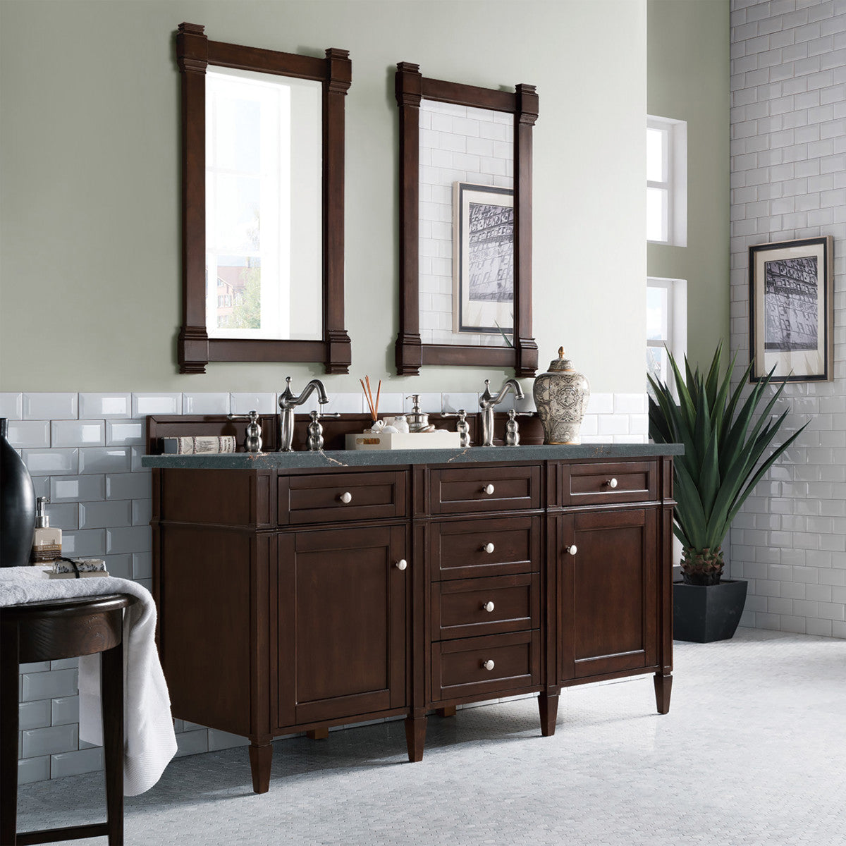 Brittany 60" Double Vanity Cabinet