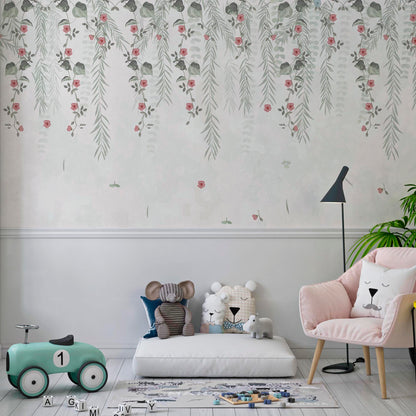 Sage and Pink Foliage | Kitchen + Metal