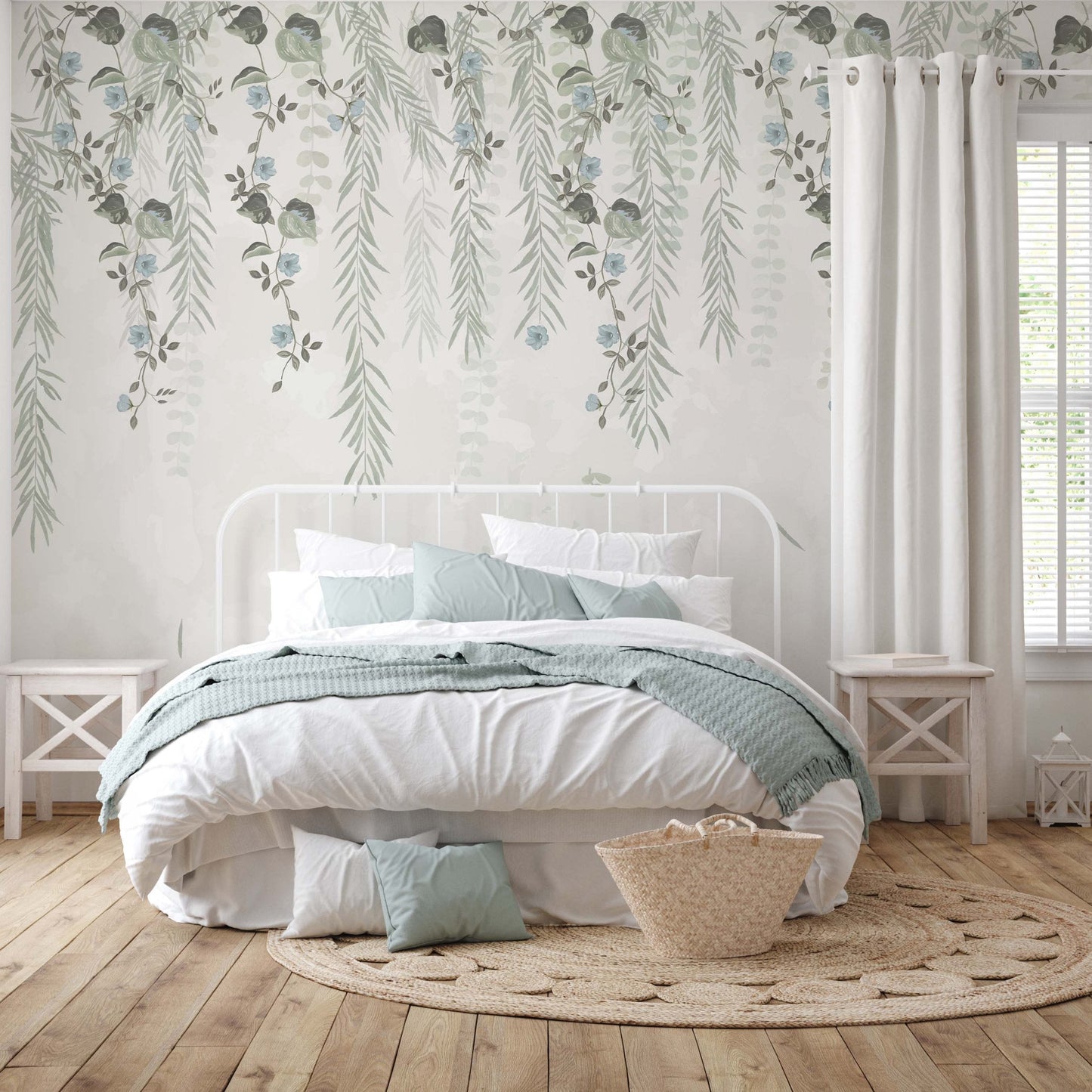 Lush Foliage Wallpaper | Kitchen + Metal