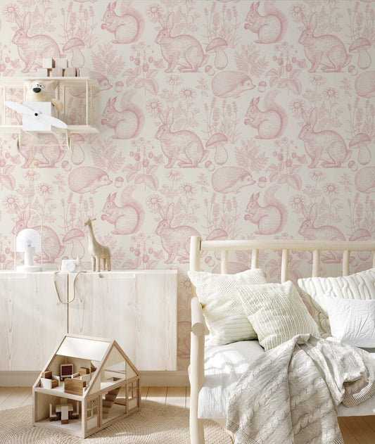 Vintage woodland animals