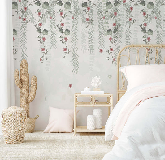 Sage and Pink Foliage | Kitchen + Metal
