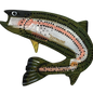3D Rainbow  Trout Cribbage Board