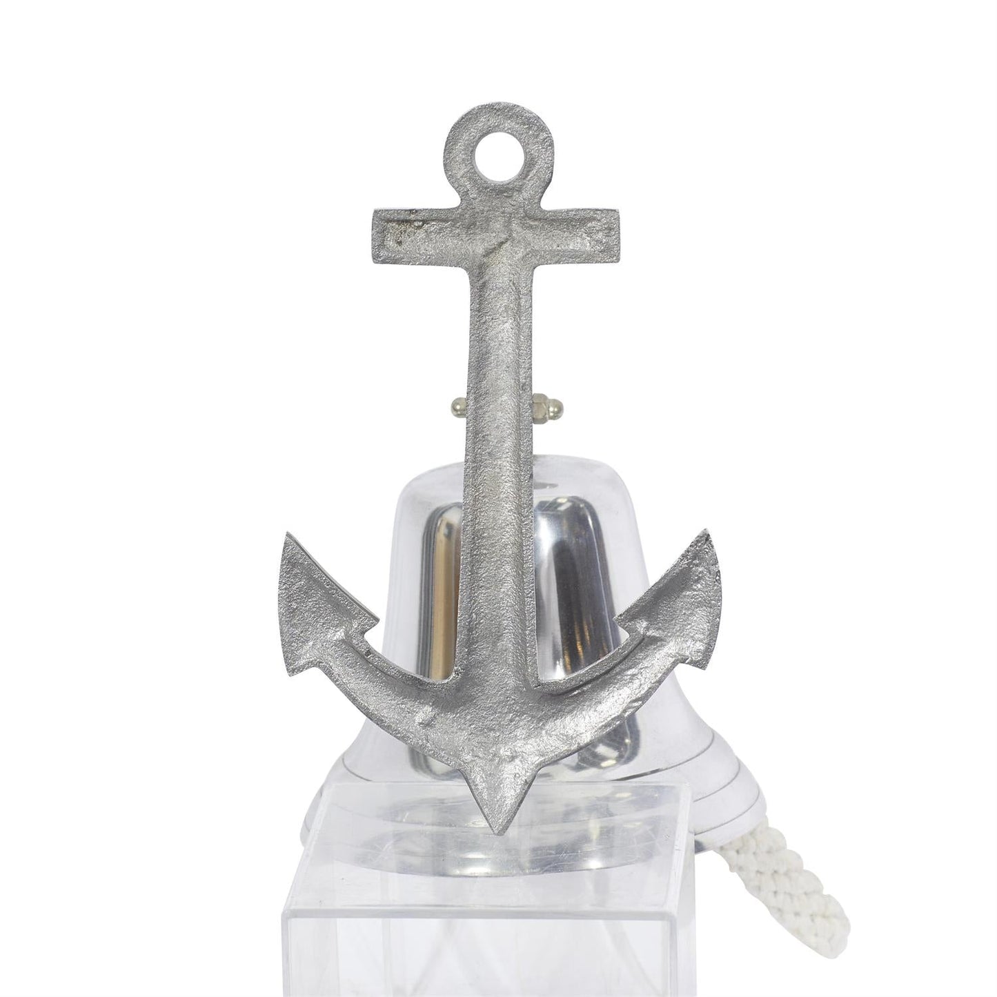 Silver Aluminum Anchor Wall Bell