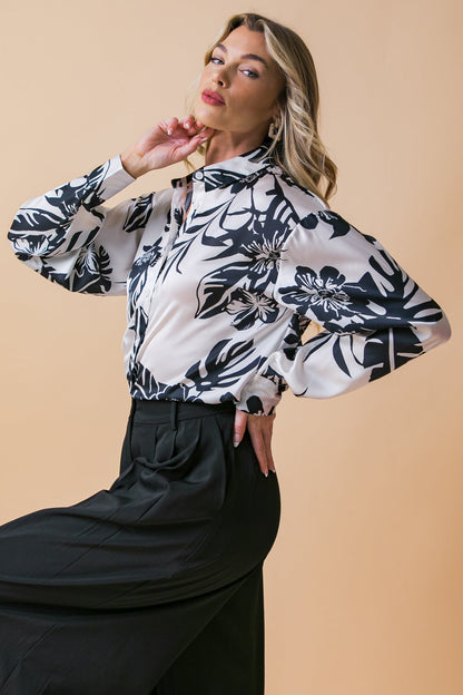 BRIDE AND TRUE SATIN TOP